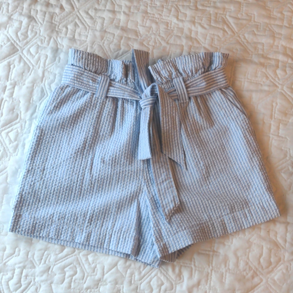 Upcycled Paper Bag Shorts